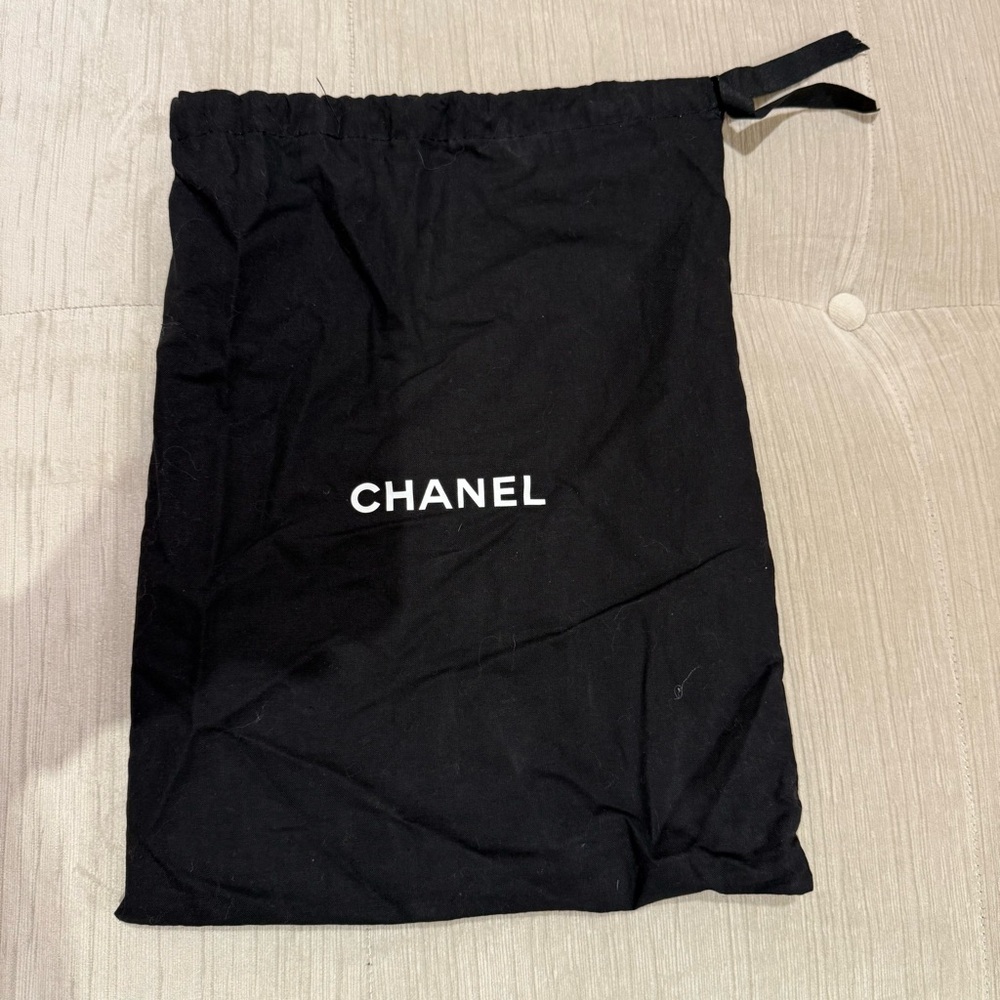 Chanel Black Logo Dust Bag
